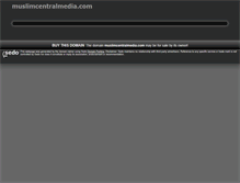Tablet Screenshot of muslimcentralmedia.com